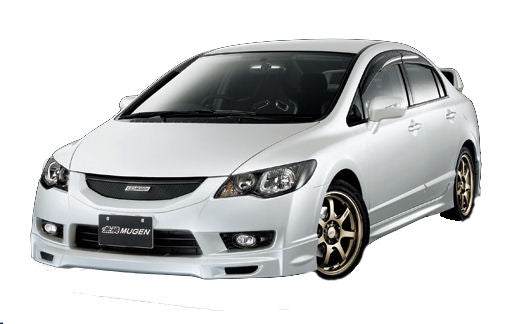 Image of Honda Civic 4D/Hybrid 09+ Mugen Look ABS Front Lip [SIX]