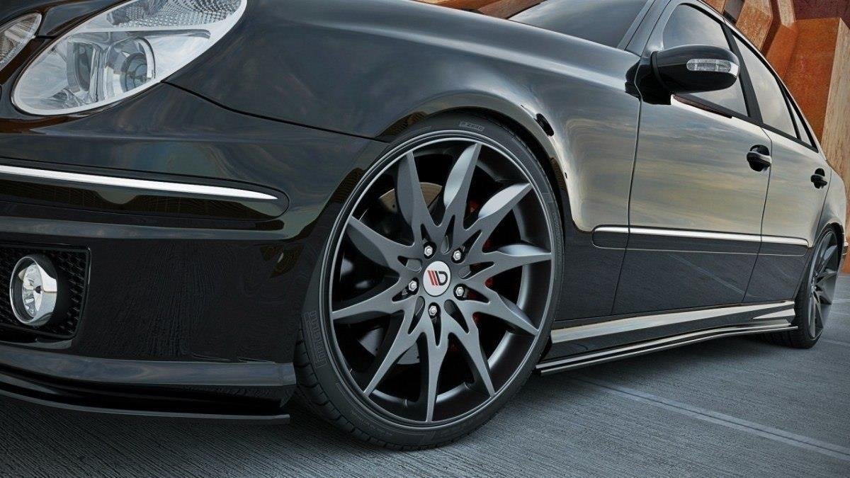Image of Side Skirts Diffusers Mercedes E-CLass W211 AMG-GB