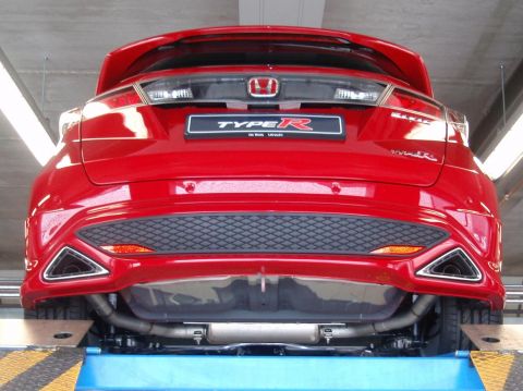 Image of Honda Civic 3/5D 06+ Q300 Catback System incl TUV [Invidia]