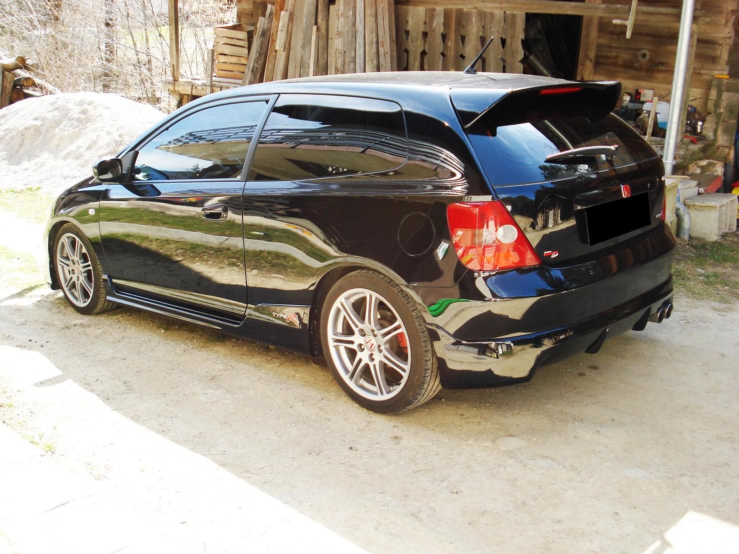 Image of Honda Civic 01-05 3D (+ Type-R) Mugen JDM Rear Bumperlip