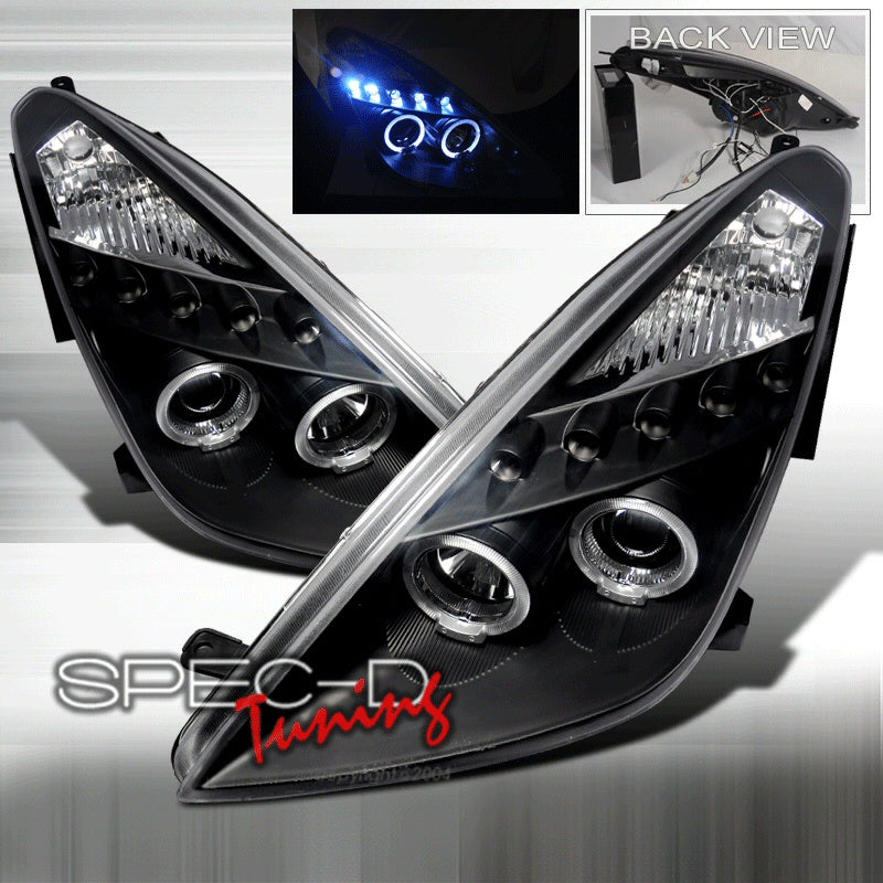 Image of Toyota Celica T23 99+ R8 Style Black Projector Headlights