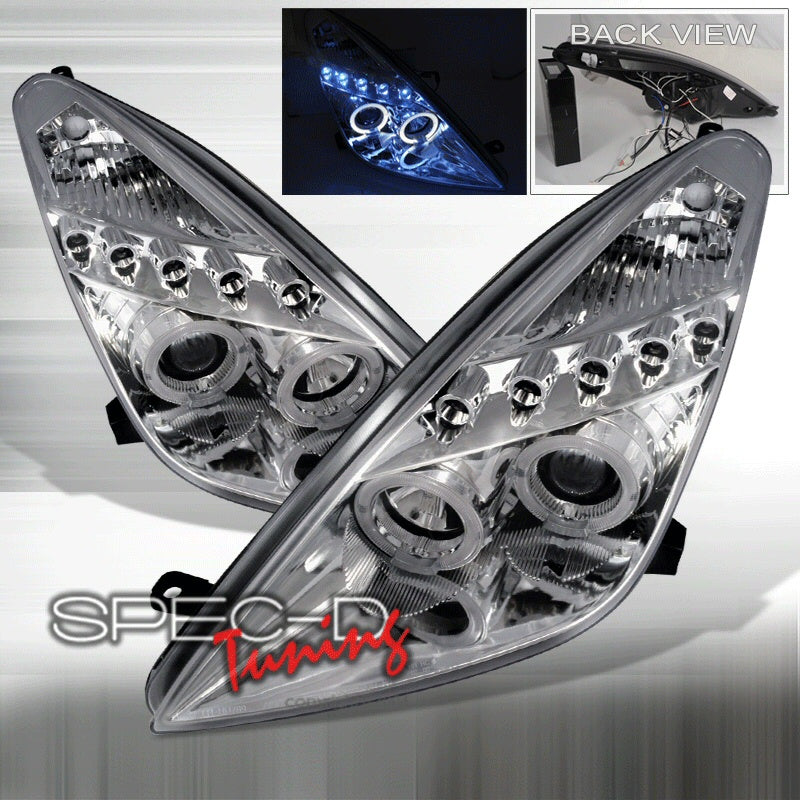 Image of Toyota Celica T23 99+ R8 Style Chrome Projector Headlights