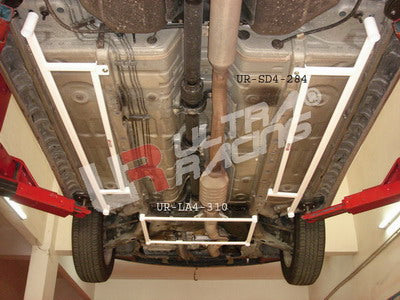 Image of Mitsubishi EVO 7/8/9 UltraRacing 4-Point Front Lower H-Brace