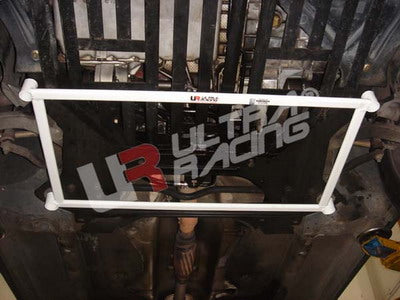 Image of Peugeot 406 UltraRacing 4-Point Front Lower Brace