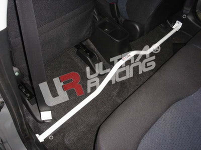 Image of Honda Jazz/Fit/Insight 08+ UltraRacing 2-Point Floor Bar