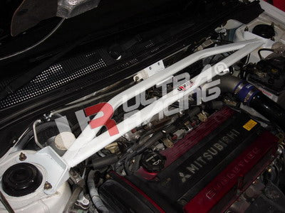 Image of Mitsubishi EVO 7/8/9 UltraRacing 3Point Front Upper Strutbar