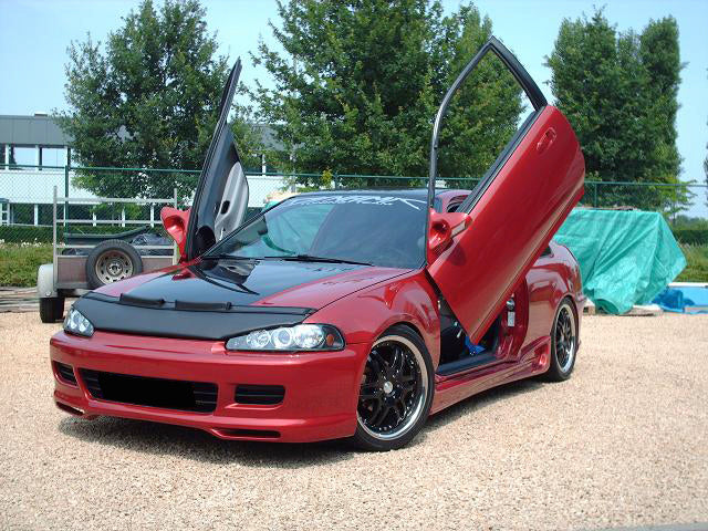 Honda Civic 92-95 2/3D Skai Carbra/Steenbeschermer