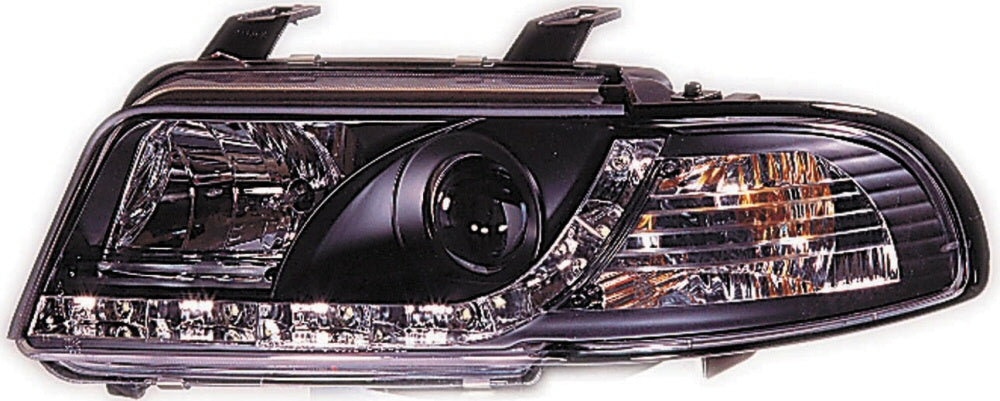 Image of Audi A4 95-98 R8 Style LED-koplampen Zwart V1