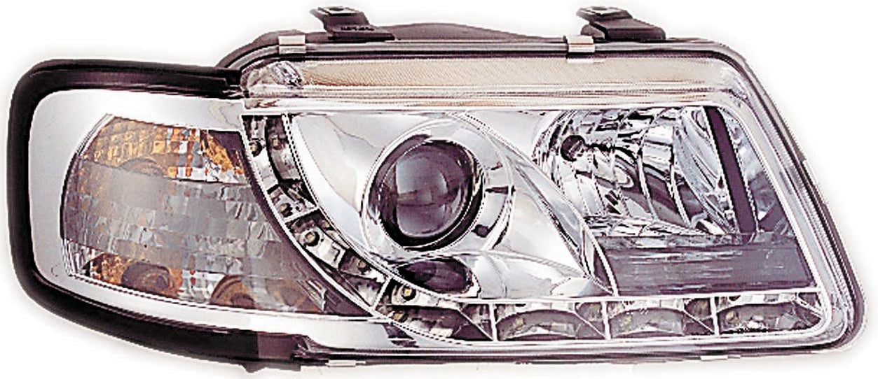 Image of Audi A3 96-00 R8 Style LED-koplampen Chroom V1