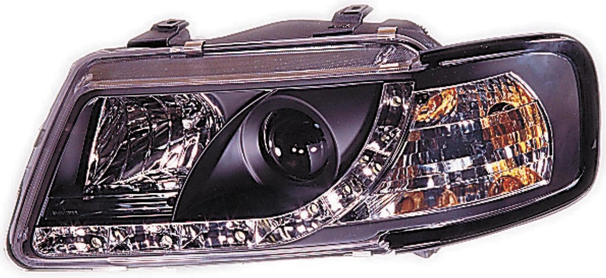 Image of Audi A3 96-00 R8 Style LED-koplampen Zwart V1