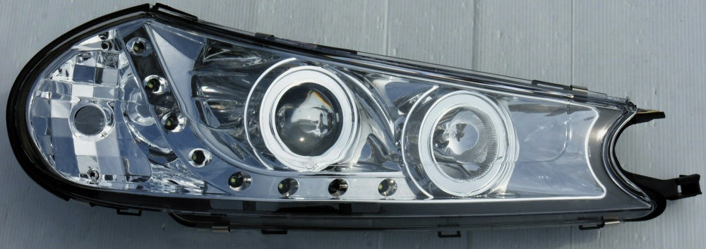 Ford-Mondeo-96-00-R8-Style-LED-Headlights-Chrome-V1