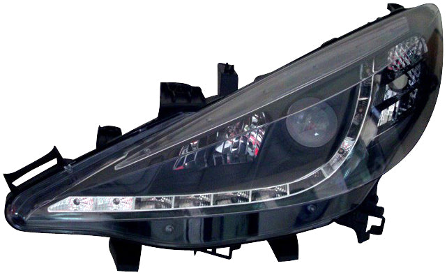 Peugeot-207-3/5D-Headlights-Black-V1