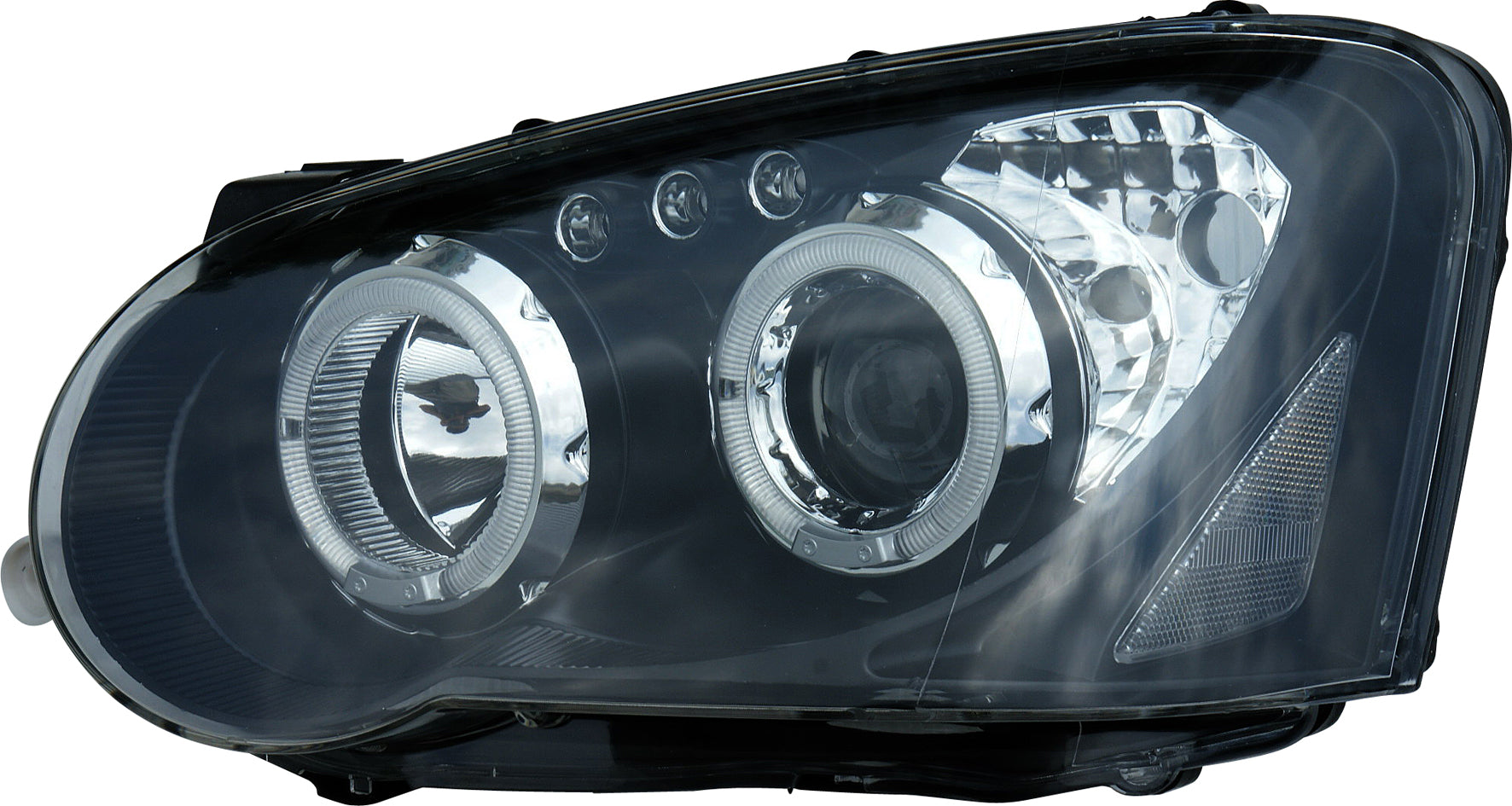Image of Subaru Impreza GD 03-05 Angel Eye-koplampen Zwart V1