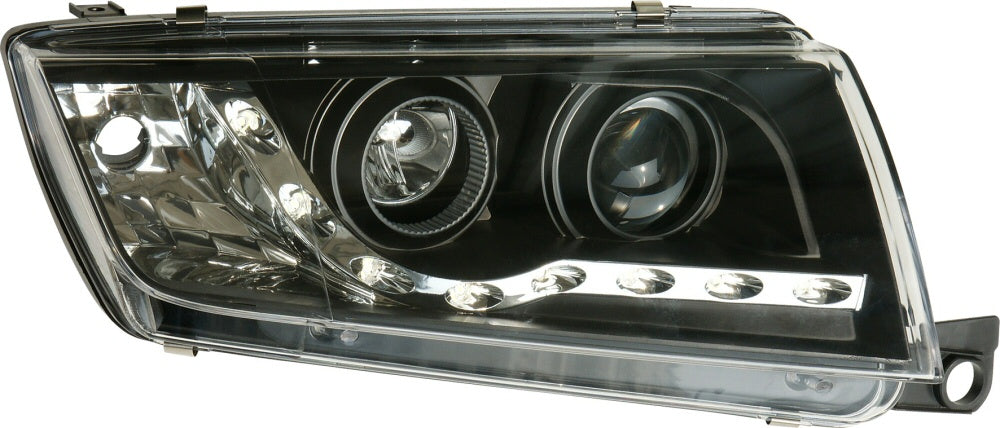 Image of Skoda Fabia 00-04 R8 Style LED-koplampen Zwart V1