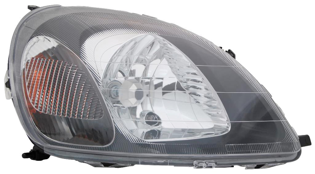 Toyota Yaris 99-03 Koplampen Zwart V1