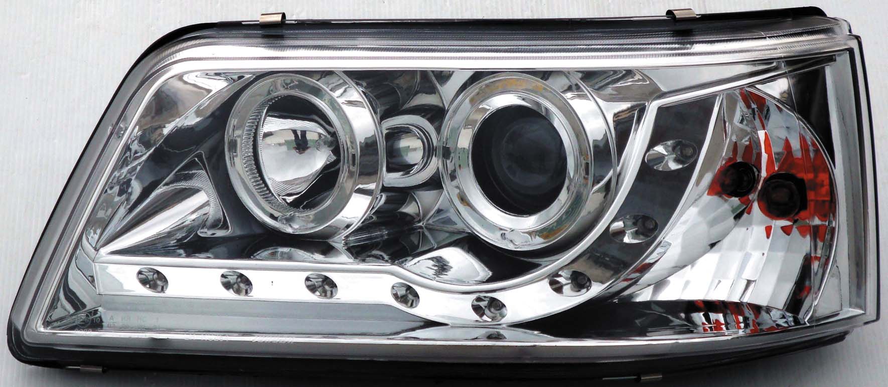 Image of VW T5 03+ R8 Style LED-koplampen Chroom V1
