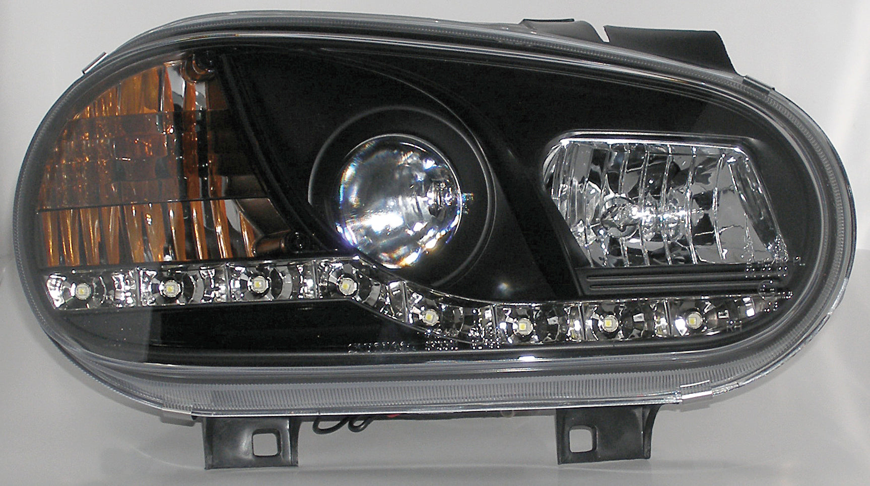 Image of VW Golf IV R8 Style LED-koplampen Zwart V1