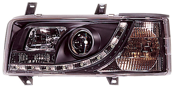Image of VW T4 90-95 R8 Stijl LED-koplampen Zwart V1