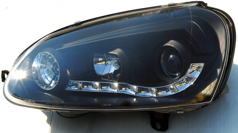 VW-Golf-V-R8-Style-LED-Headlights-Black-V1