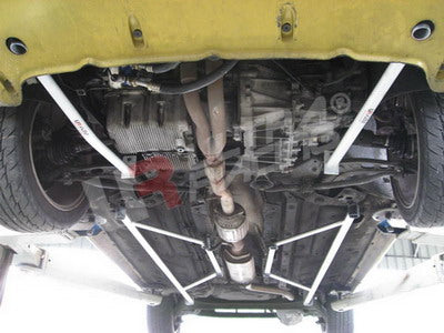 Image of Fiat Punto 2 HGT 1.8 UltraRacing 4-Point Front Lower H-Brace