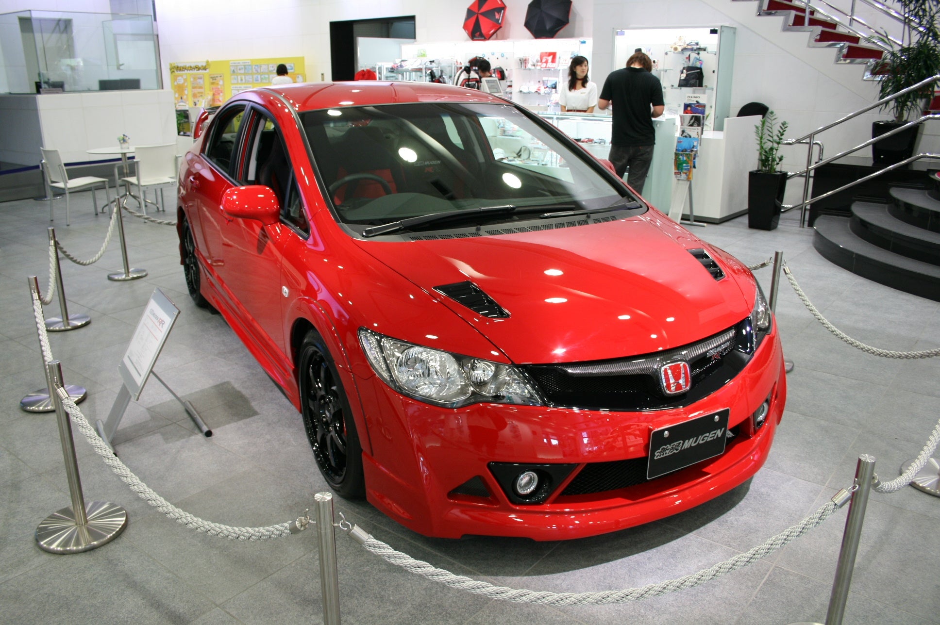 Image of Honda Civic 4D/Hybrid 05+ Mugen RR ABS Front Bumper [SIX]