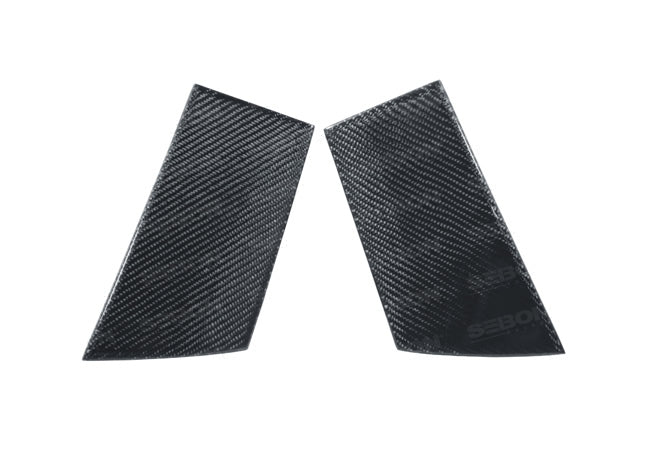 Image of Nissan 370Z 09+ Seibon Carbon B-Pillar Covers (Set)