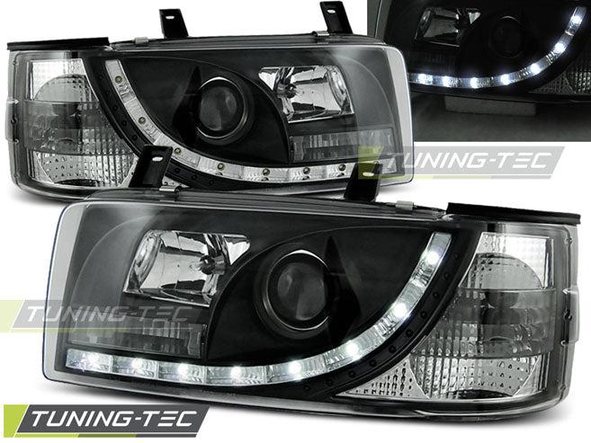 VW-T4-90-03-Transporter-Headlights-Daylight-Black
