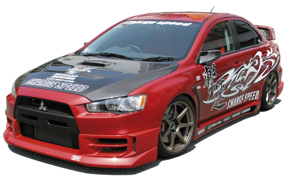 Image of Mitsubishi Evo X CZ4A HalfType Chargespeed Front Lip