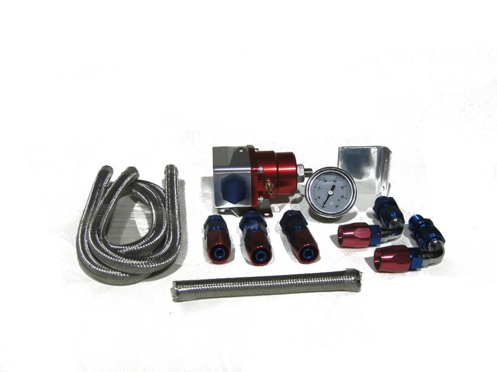 Aeromotive-Style-Fuel-Pressure-Regulator-incl-Hose/Gauge