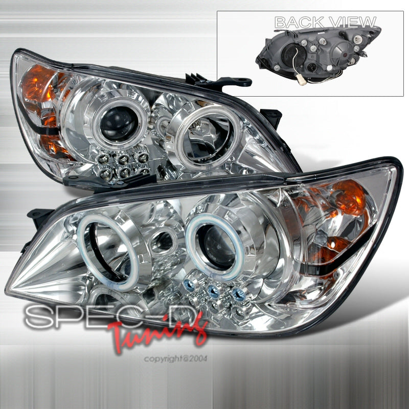Lexus-IS200/300-00-05-Projector-Headlights-Clear-+-LED-D2R