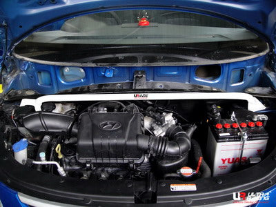 Image of Hyundai i10 UltraRacing 2-Point Front Upper Strutbar