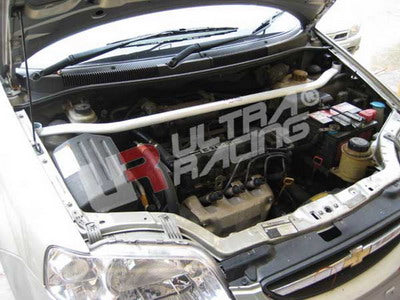 Image of Chevrolet Aveo UltraRacing 2-Point Front Upper Strutbar V1