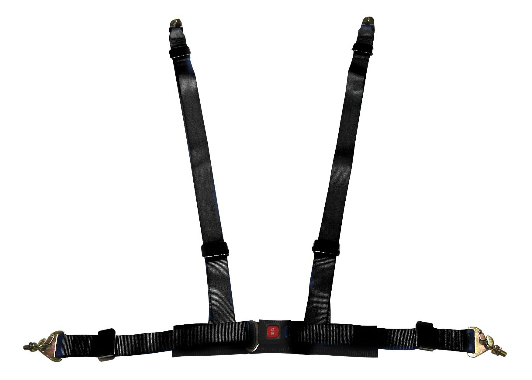 Image of Universal SIX-Performance 4-Point Seat Belt Black + E-Mark