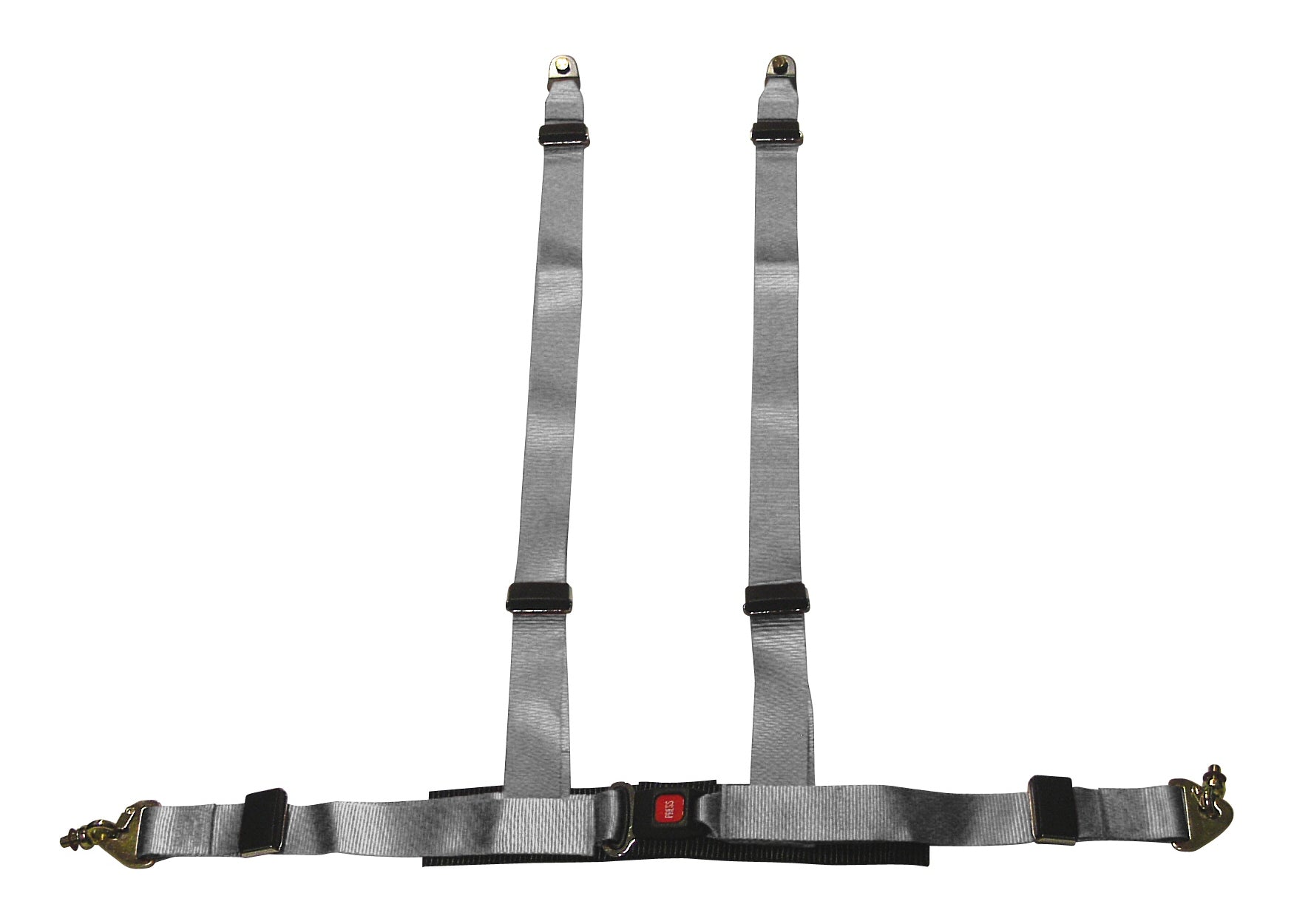 Universal-SIX-Performance-4-Point-Seat-Belt-Silver-+-E-Mark
