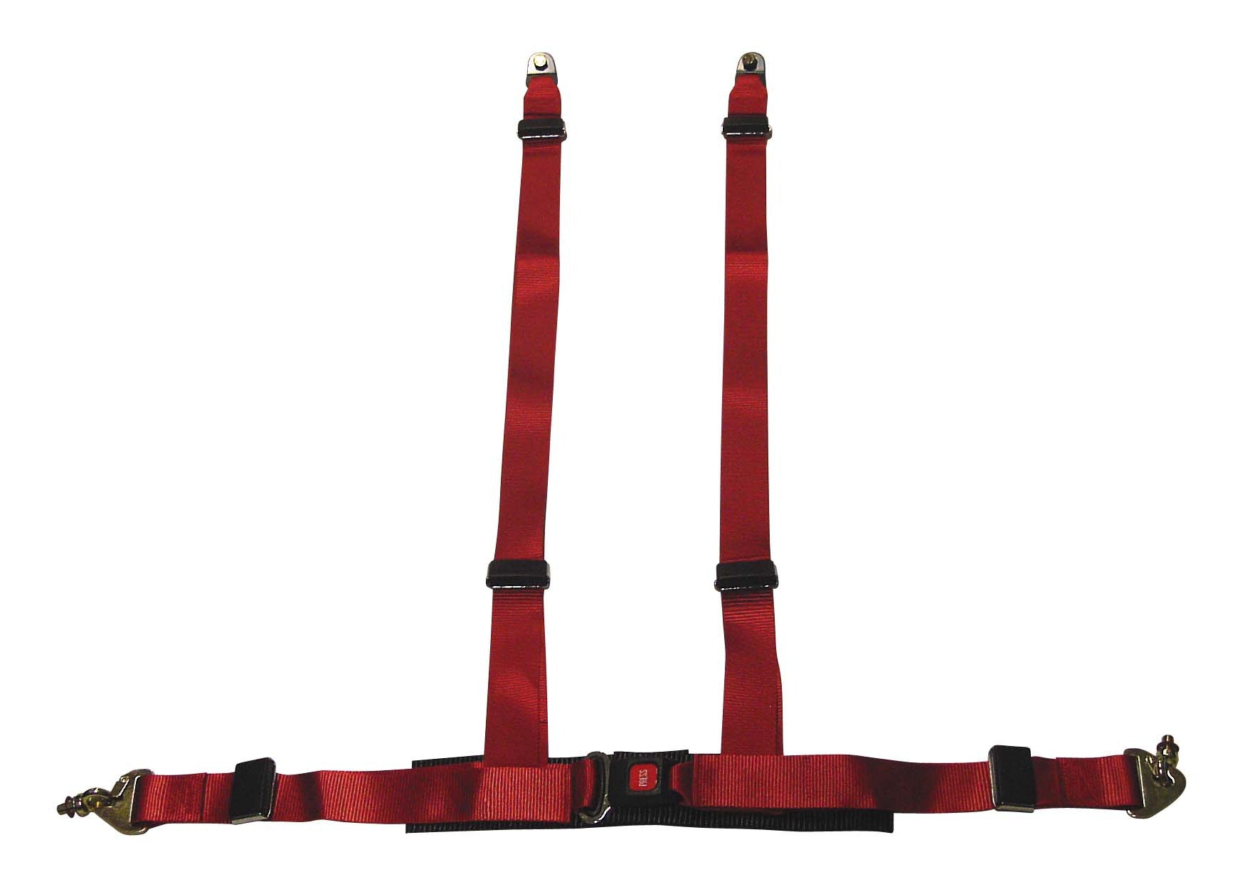 Image of Universal SIX-Performance 4-Point Seat Belt Red + E-Mark