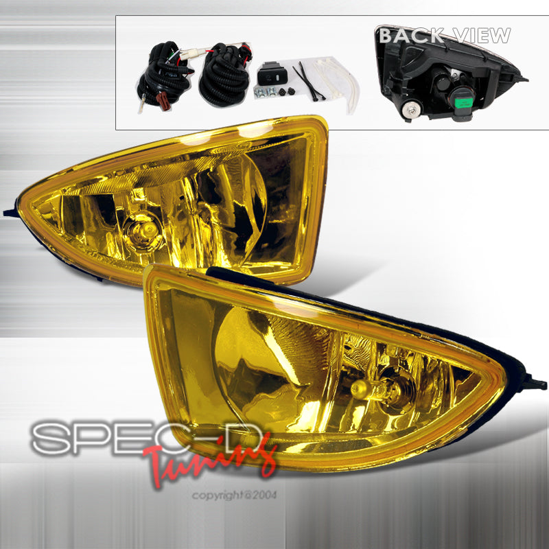 Image of Honda Civic 04-05 2D Coupe Oem Foglights JDM Yellow