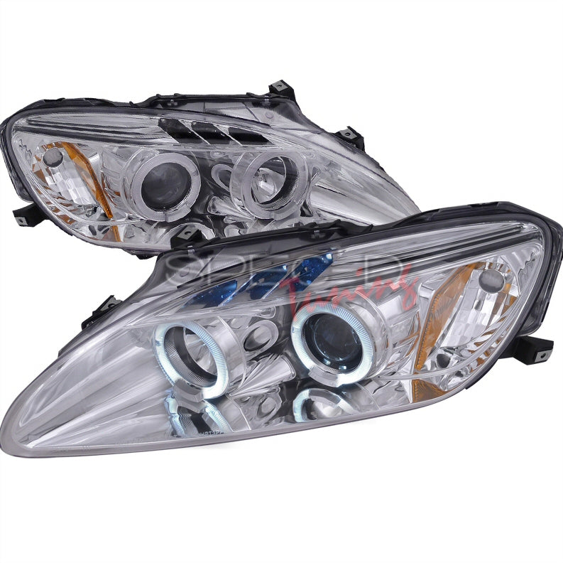 Image of Honda S2000 00-03 AP1 Clear Projector Headlights +Angel Eyes