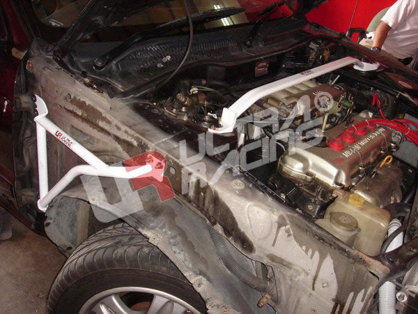 Image of Nissan Sunny 91-94 B13 UltraRacing Front Upper Strutbar
