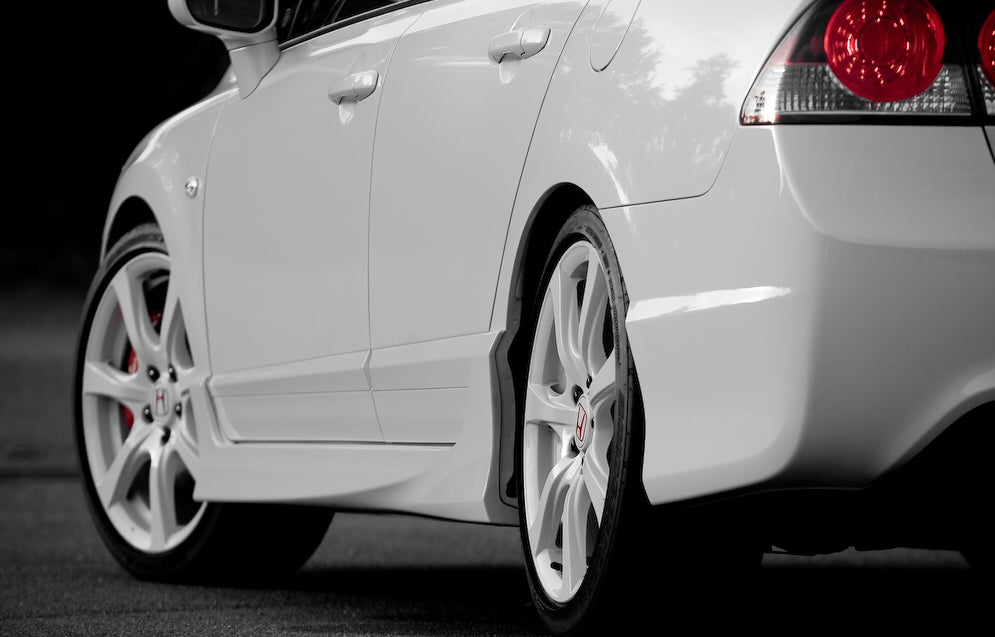 Image of Honda Civic 4D/Hybrid 05+ Type R Look ABS Sideskirts [SIX]
