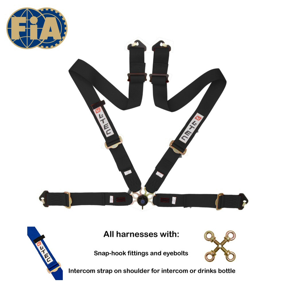 Image of LTEC 4-Point FIA Seatbelt Magnum Full 3 Inch Black