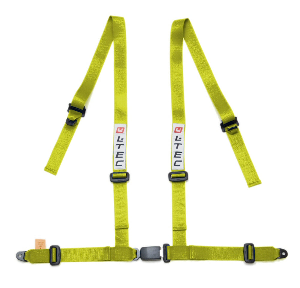 Image of LTEC 4-Point Seatbelt Street 2 Inch Yellow