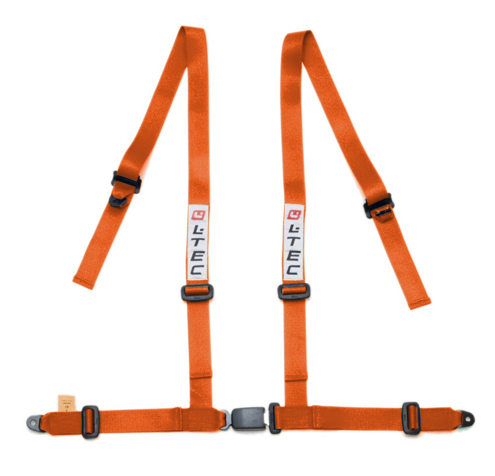 Image of LTEC 4-Point Seatbelt Street 2 Inch Orange