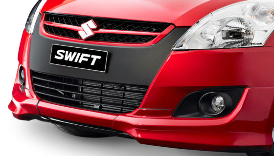 Image of Suzuki Swift 11+ 3/5D S-Spec ABS Front Bumperlip Addon [SIX]
