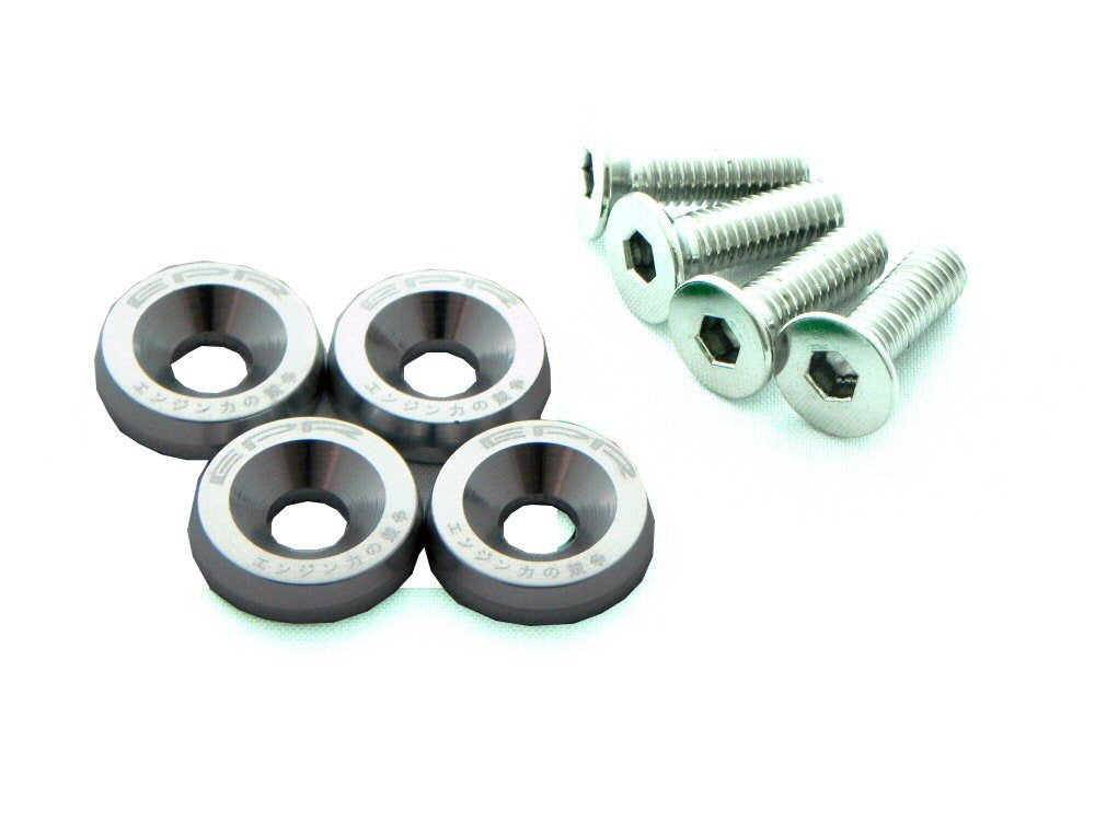 Universal-EPR-M6x20-Fenders-Washers-4x-Silver