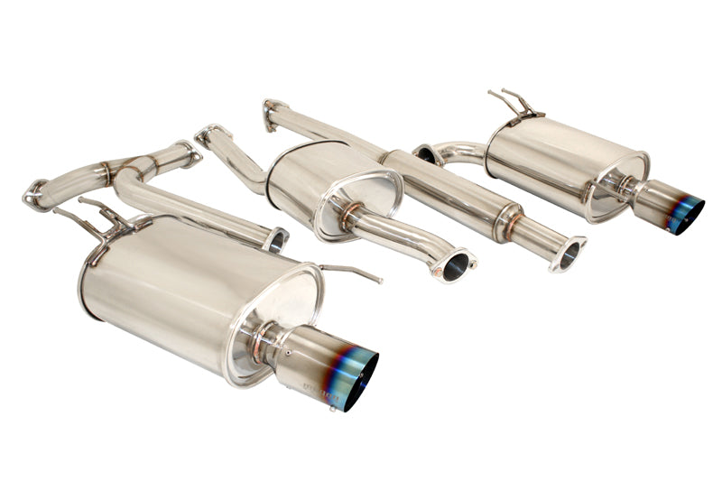 Image of Honda Accord 03-08 Dual Catback Exhaust MeganRacing BlueTip