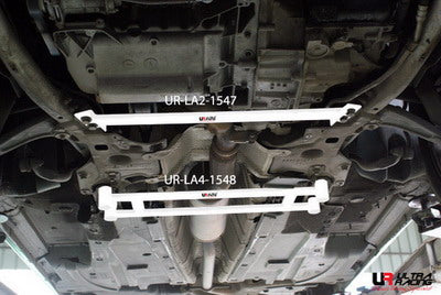 Image of Peugeot 407 04-10 2.0 UltraRacing 2-Point Front Lower Tiebar