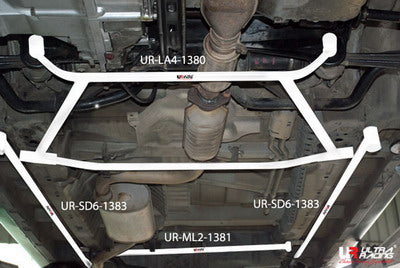 Image of Honda Odyssey 94-98 RA 2.2 UltraRacing 4-Point Front H-Brace