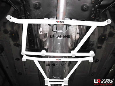 Image of Mini Clubman 08+ 1.6T UltraRacing 6-Point Front H-Brace 1648