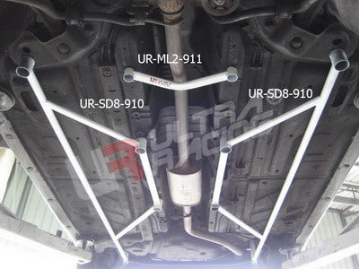 Image of Fiat Idea 06+ 1.4 UltraRacing 2-Point Mid Lower Brace