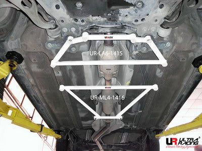 Image of Mazda 6 GH 08+ UltraRacing 4-Point Mid Lower Brace 1416